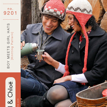 Boy Meets Girl Hats Knitting Pattern