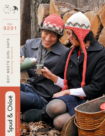 Boy Meets Girl Hats Knitting Pattern