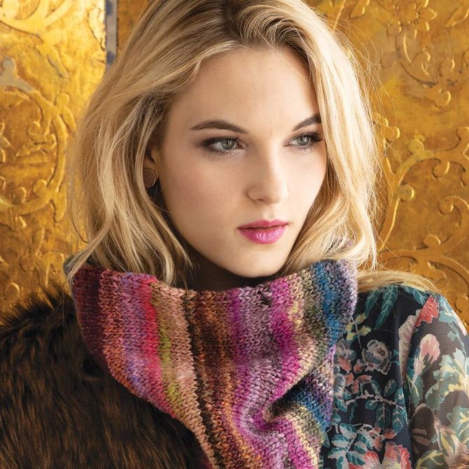 Noro Sideways Cowl Knitting Pattern
