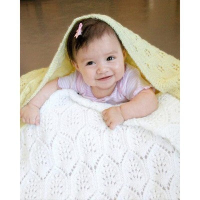 Fiber Trends CH48 Light & Lacy Baby Blankets Knitting
