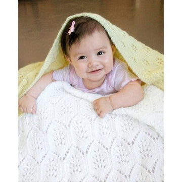 Fiber Trends CH48 Light & Lacy Baby Blankets Knitting