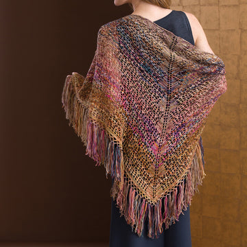 Koigu Charlotte's Web Shawl Wrap Knitting Pattern