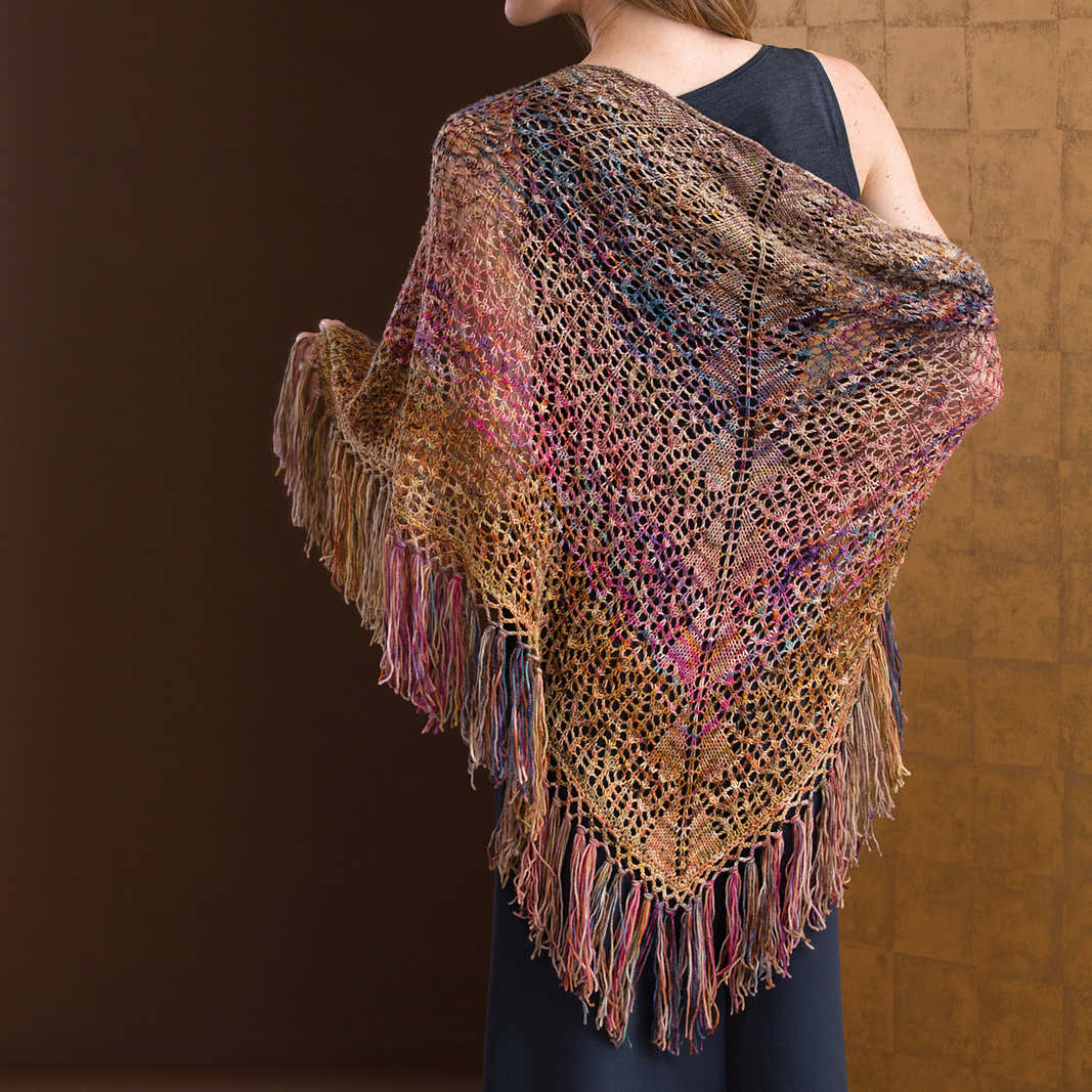 Koigu Charlotte's Web Shawl Wrap Knitting Pattern