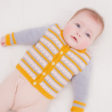 MillaMia Ga-Ga Cardigan Knitting Pattern