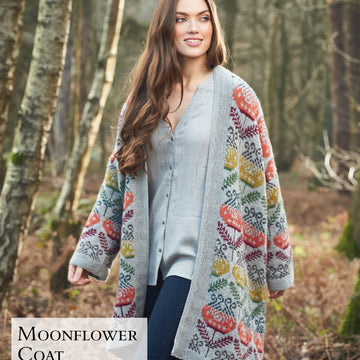 Rowan Moonflower Coat Knitting Pattern