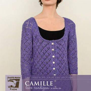 Camille Lace Cardigan Knitting Pattern