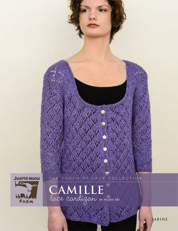 Camille Lace Cardigan Knitting Pattern