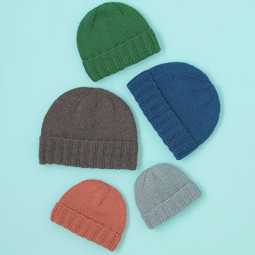 Paintbox Yarns Beginners Beanie Hat Knitting Pattern