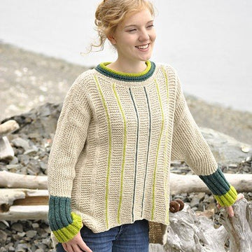 Skacel One Fits Many Pullover Jumper Knitting Pattern