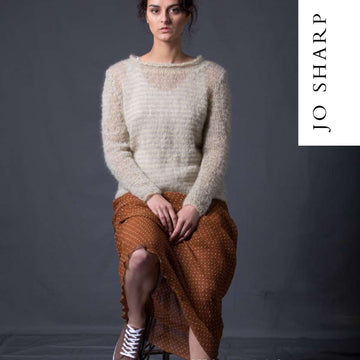 Jo Sharp Carla Mohair Sweater Jumper Knitting Pattern