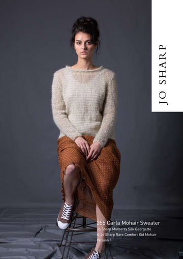 Jo Sharp Carla Mohair Sweater Jumper Knitting Pattern