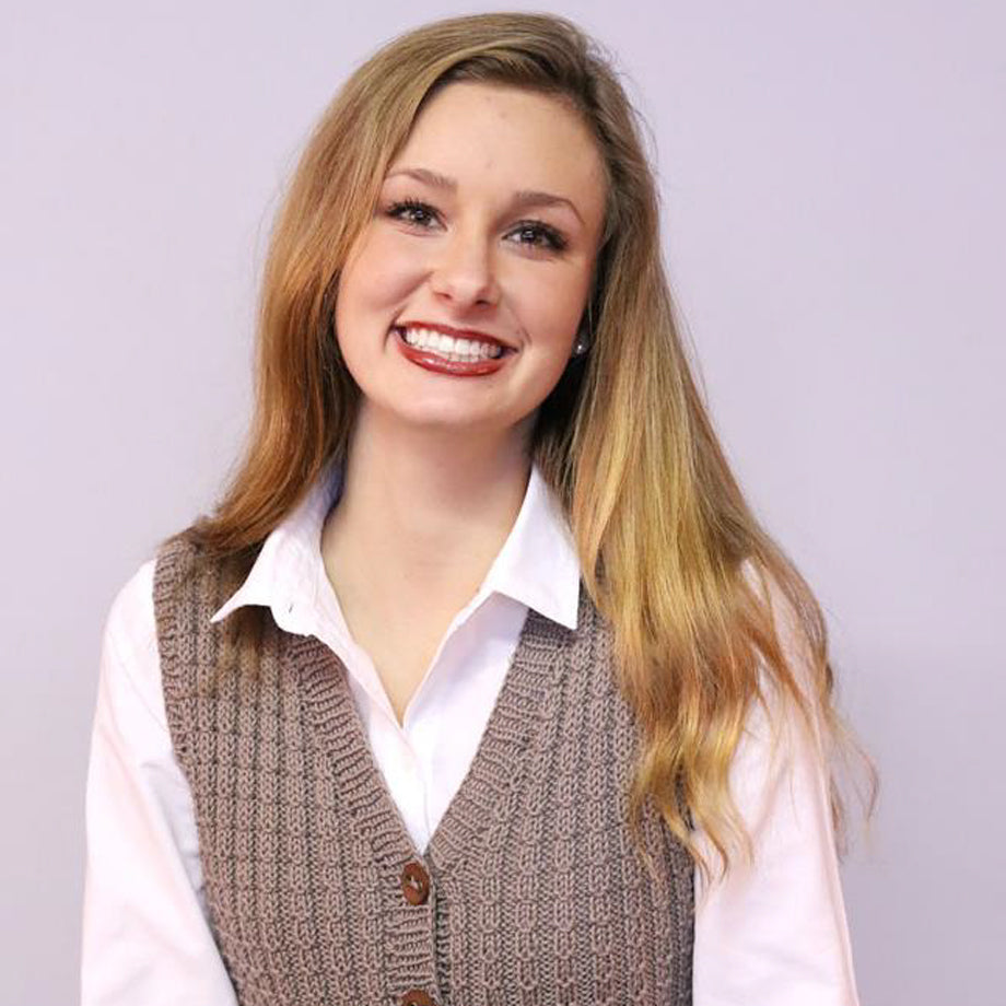 Plymouth Yarn Ladies Vest Waistcoat Knitting Pattern