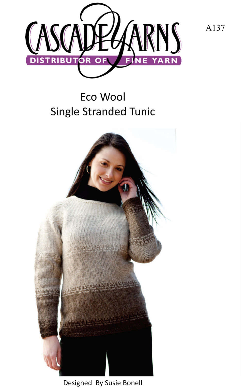Cascade Yarns A Single Stranded Tunic Knitting Pattern