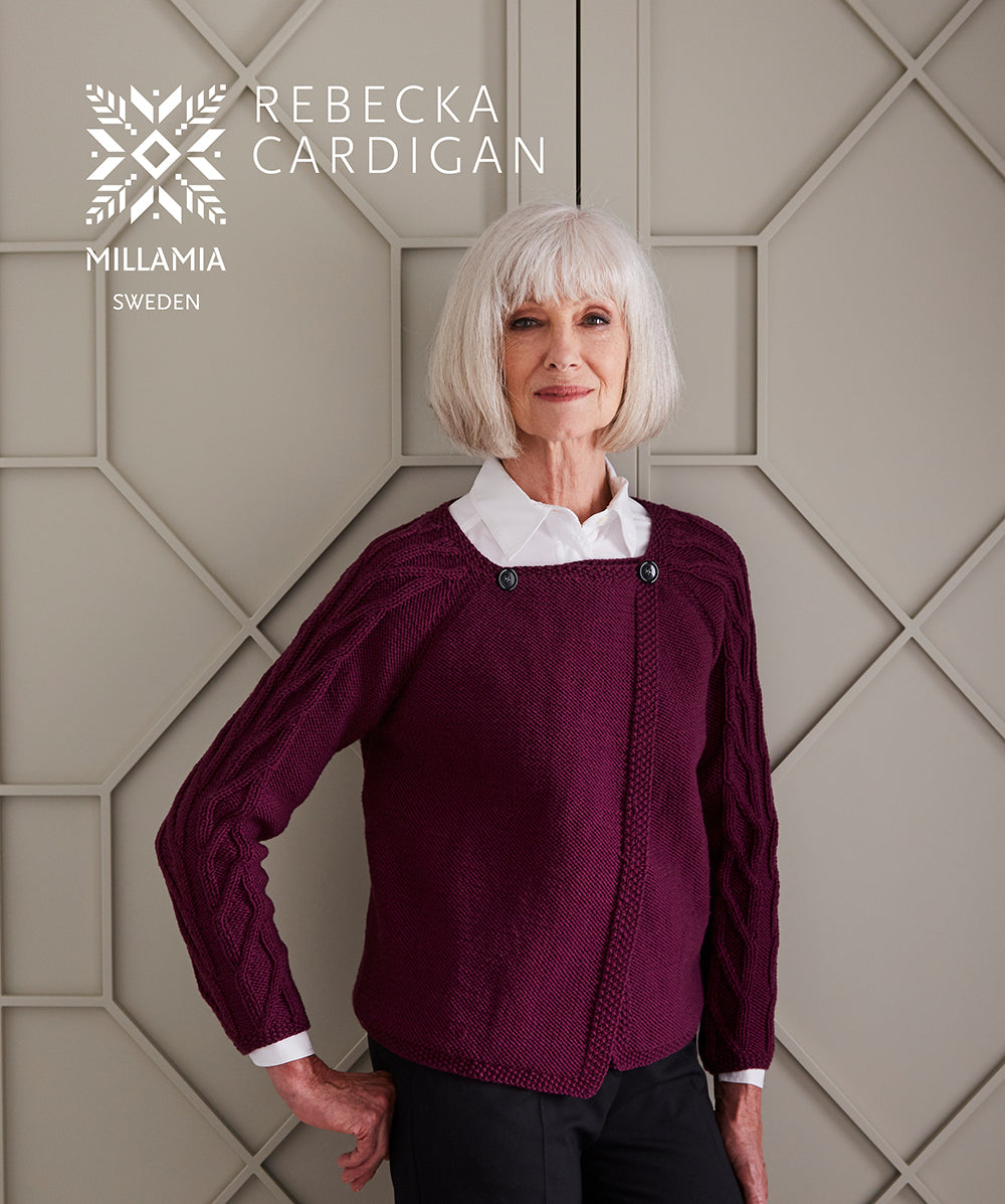 MillaMia Rebecka Cardigan Knitting Pattern