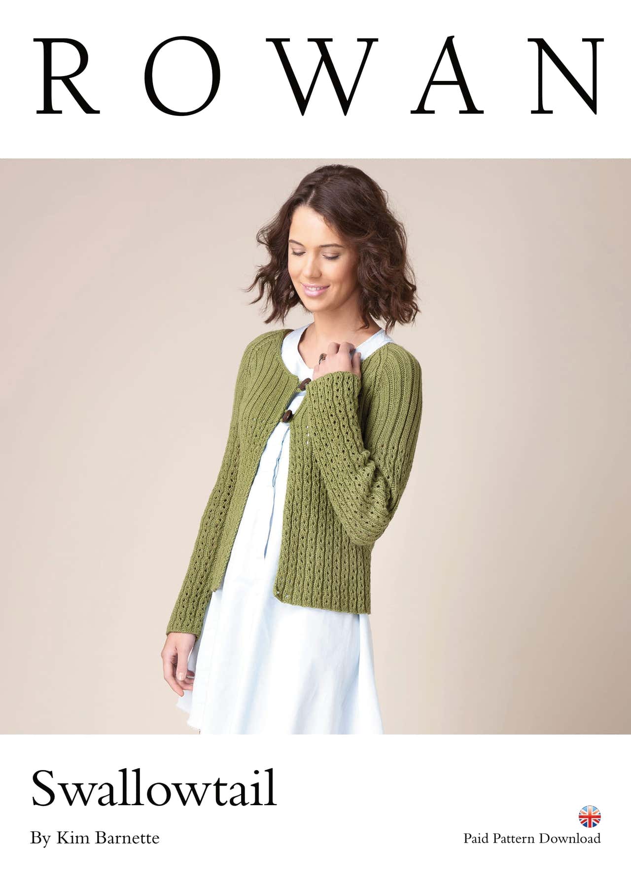 Rowan Swallowtail Cardigan Knitting Pattern