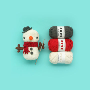 Paintbox Yarns Mel the Snowman Crochet Pattern