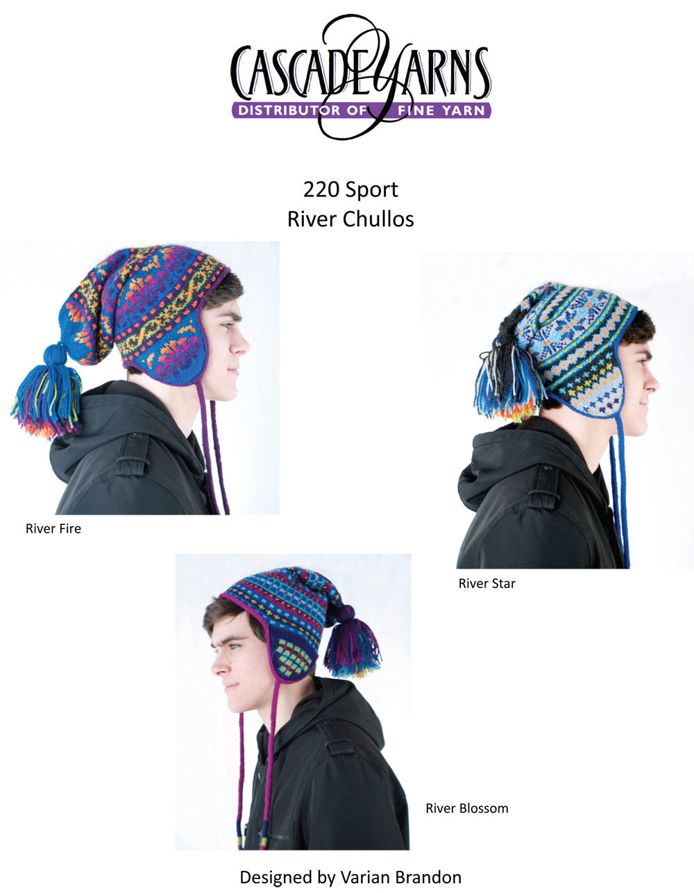 River Chullos Hat Knitting Pattern