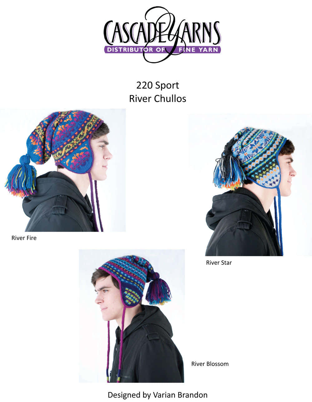 River Chullos Hat Knitting Pattern