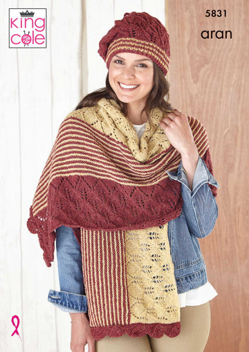 Apparel Accessories in King Cole Forest Aran - 5831 - PDF