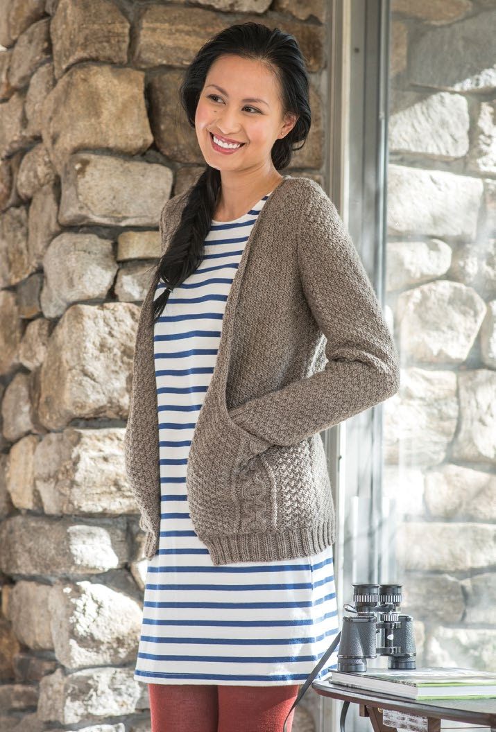 Berroco Millington Cardigan Knitting Pattern