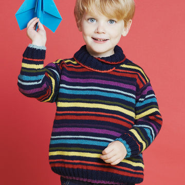 Debbie Bliss Jojo Sweater & Scarf Knitting Pattern