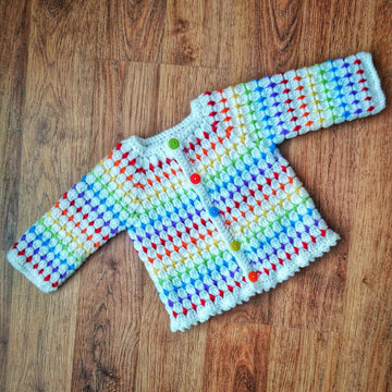 Rainbow Drops Cardigan
