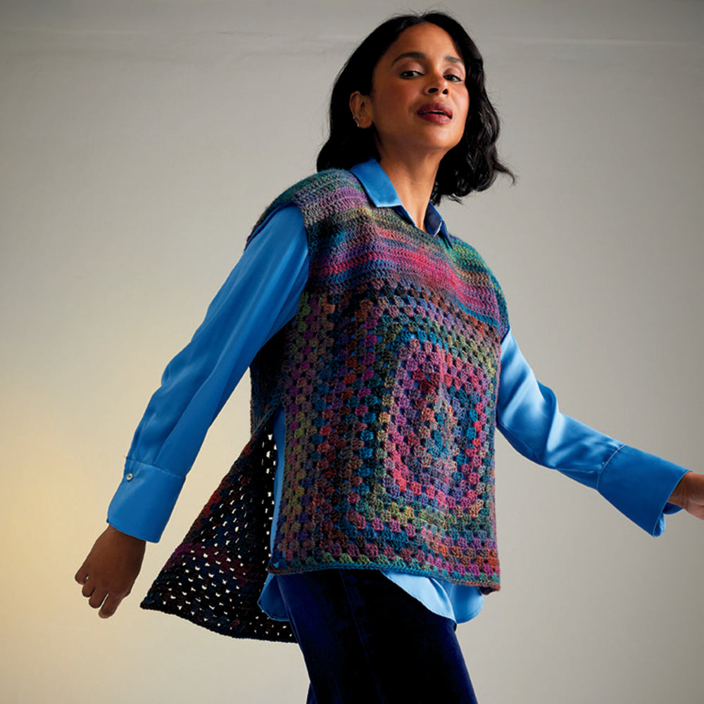 Sirdar Twilight Terrace Tabard Cape Crochet Pattern