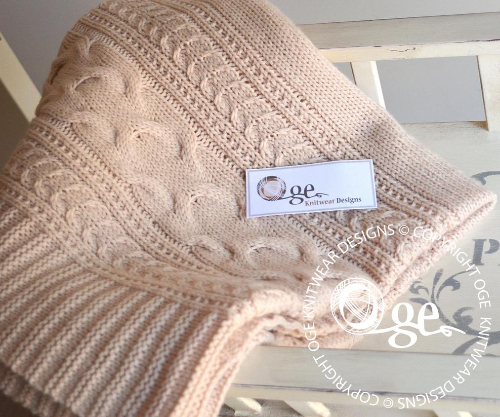 Kabel Treasure Blanket and Baby Bootees - P100