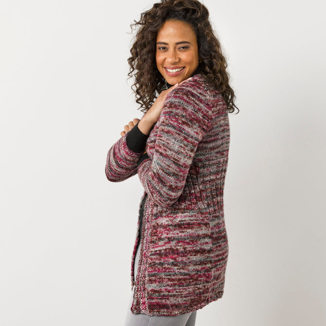 Tahki Yarns Rosebud Cardigan Knitting Pattern