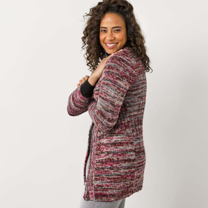 Tahki Yarns Rosebud Cardigan Knitting Pattern