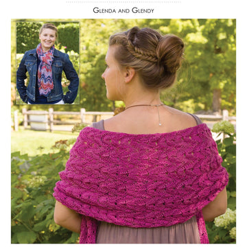 Classic Elite Yarns Glenda and Glendy Scarf Knitting Pattern