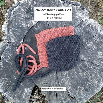 Mossy Baby Pixie Hat | 0-24 months