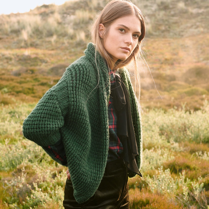 Lana Grossa 25 Jacket Cardigan Knitting Pattern