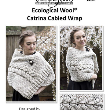 Cascade Yarns C Catrina Cabled Wrap Shawl Crochet Pattern