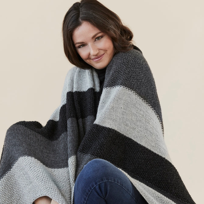 Tahki Yarns Pagosa Blanket Knitting Pattern