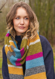 Patti Wrap Scarf Knitting Pattern
