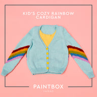 Paintbox Yarns Child's Cosy Rainbow Cardigan Knitting