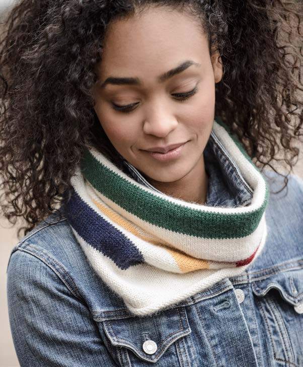 Blue Sky Fibers Albany Alpaca Cowl Knitting Pattern