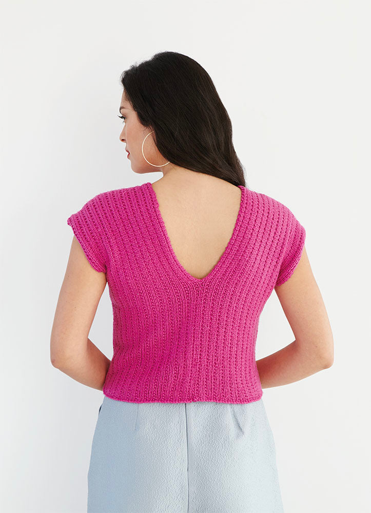 Debbie Bliss Silvia Top Knitting Pattern
