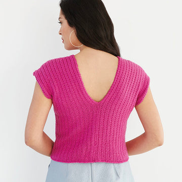 Debbie Bliss Silvia Top Knitting Pattern