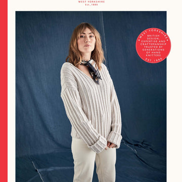 Sirdar Ribbed Hoodie Jumper Knitting Pattern