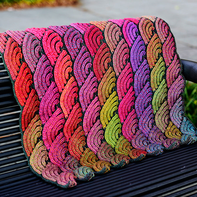 Jojoland Dragon Wing Blanket Knitting Pattern