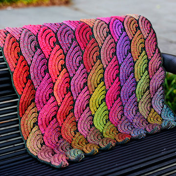 Jojoland Dragon Wing Blanket Knitting Pattern