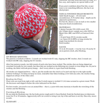 Kate Atherley Mod Squad Mosaic Hat PDF