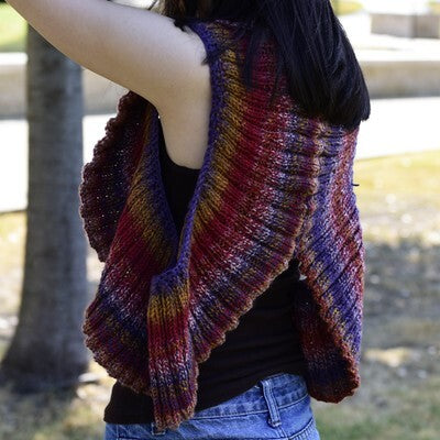Jojoland Rings Around Rosie Waistcoat Knitting Pattern