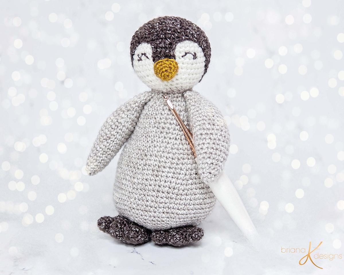 Penguin Crochet Buddy & Bonus Newborn Outfit