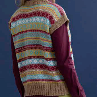 Elsebeth Lavold EL- Maisie Vest Waistcoat Knitting Pattern