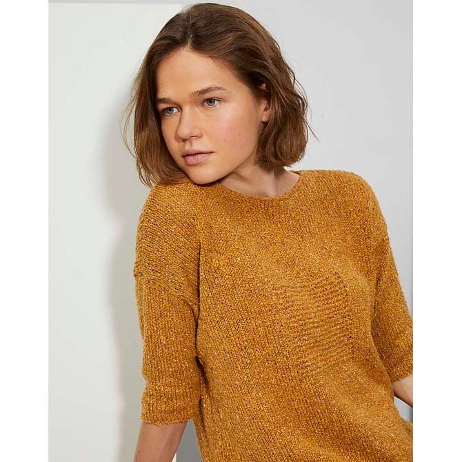 Lang 267-57 Short Sleeved Sweater Jumper Knitting Pattern
