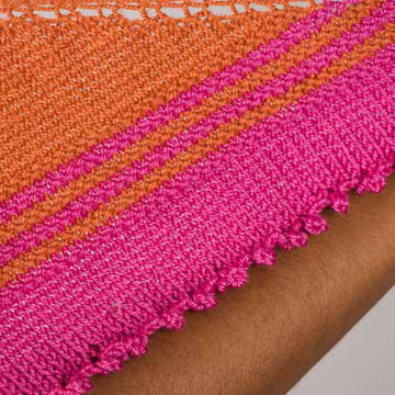 Crescent Moon Shawl Wrap Knitting Pattern