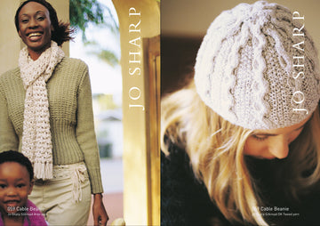 Jo Sharp Cable Beanie Hat Knitting Pattern